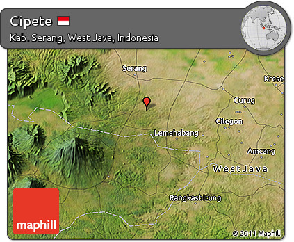 Satellite 3D Map of Cipete