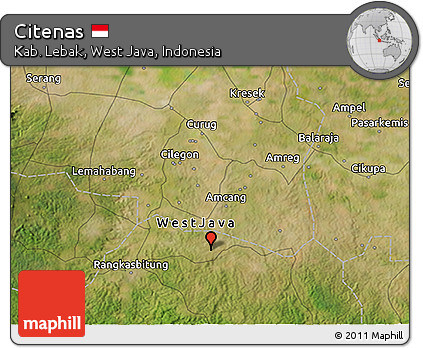 Satellite 3D Map of Citenas