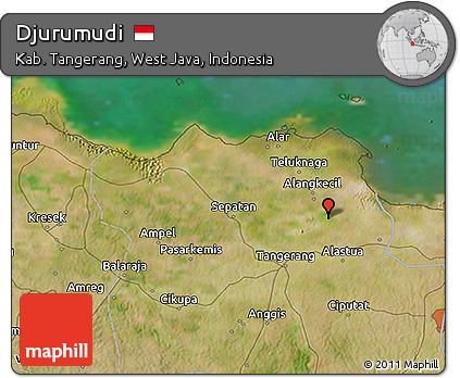 Satellite 3D Map of Djurumudi