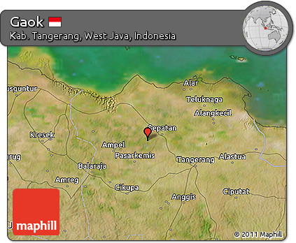 Satellite 3D Map of Gaok