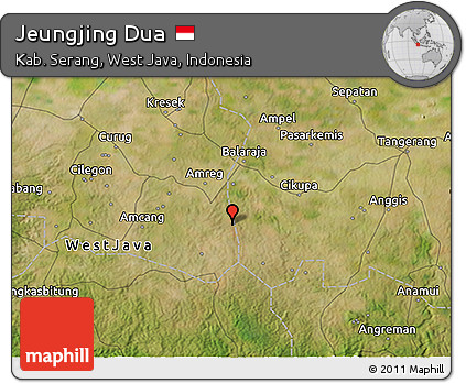 Satellite 3D Map of Jeungjing Dua