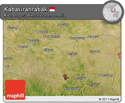 Satellite 3D Map of Kabasiranrabak