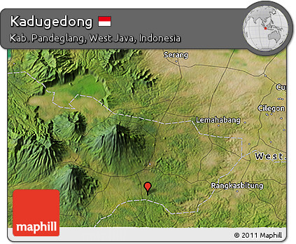 Satellite 3D Map of Kadugedong