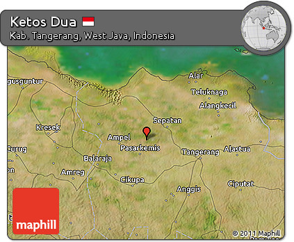 Satellite 3D Map of Ketos Dua