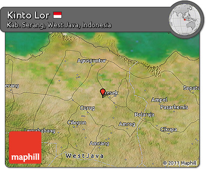 Satellite 3D Map of Kinto Lor