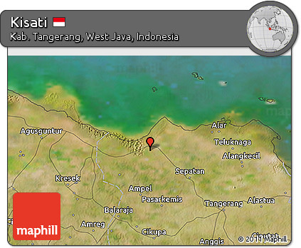 Satellite 3D Map of Kisati
