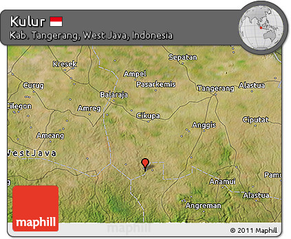Satellite 3D Map of Kulur