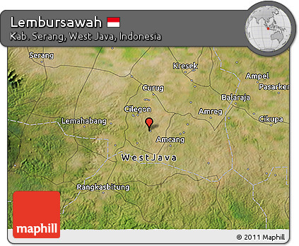 Satellite 3D Map of Lembursawah