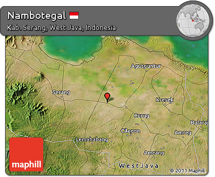 Satellite 3D Map of Nambotegal