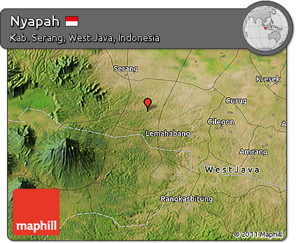 Satellite 3D Map of Nyapah