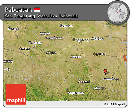Satellite 3D Map of Pabuatan