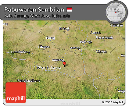 Satellite 3D Map of Pabuwaran Sembilan