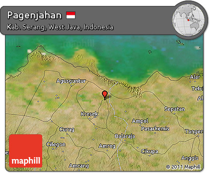 Satellite 3D Map of Pagenjahan