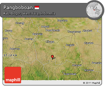 Satellite 3D Map of Pangboboan