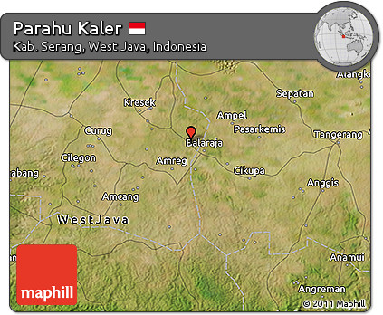 Satellite 3D Map of Parahu Kaler