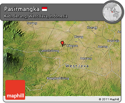 Satellite 3D Map of Pasirmangka