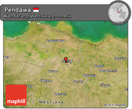 Satellite 3D Map of Pendawa