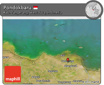 Satellite 3D Map of Pondokbaru