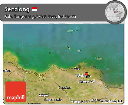 Satellite 3D Map of Sentiong