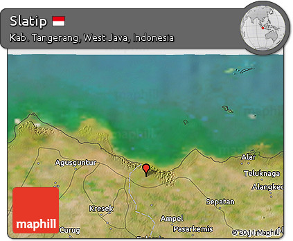 Satellite 3D Map of Slatip