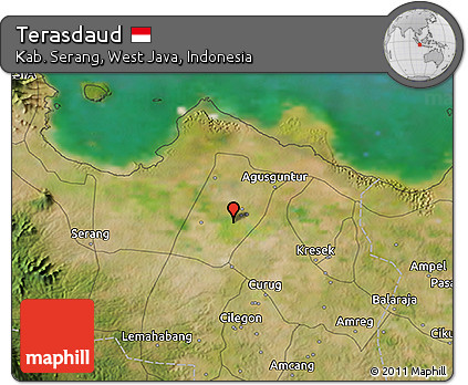 Satellite 3D Map of Terasdaud