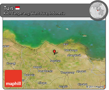 Satellite 3D Map of Tuis