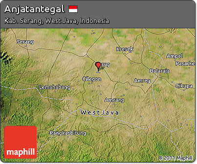 Satellite 3D Map of Anjatantegal