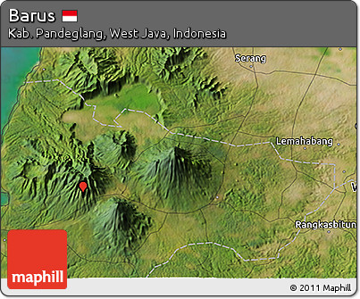 Satellite 3D Map of Barus
