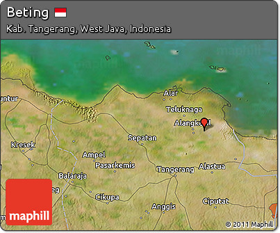 Satellite 3D Map of Beting