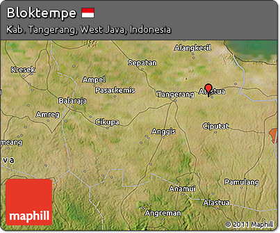 Satellite 3D Map of Bloktempe