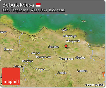 Satellite 3D Map of Bubulakdesa