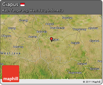 Satellite 3D Map of Ciapus