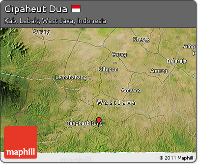 Satellite 3D Map of Cipaheut Dua