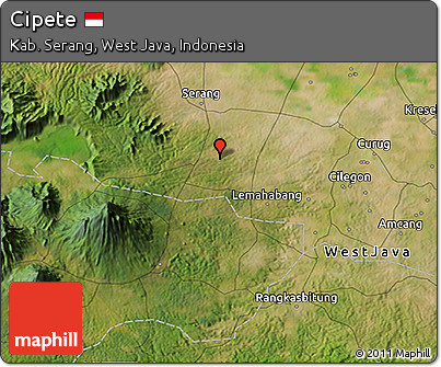 Satellite 3D Map of Cipete