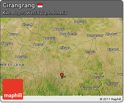 Satellite 3D Map of Cirangrang