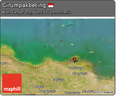 Satellite 3D Map of Cirumpakbeting