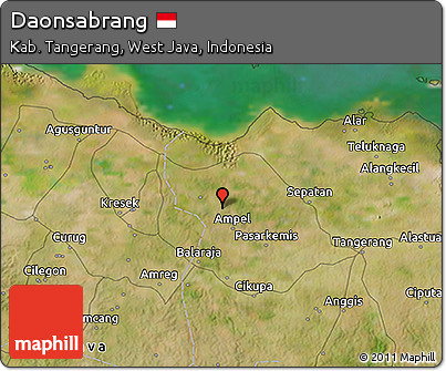 Satellite 3D Map of Daonsabrang