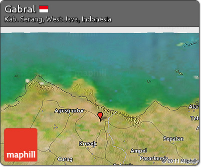 Satellite 3D Map of Gabral