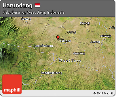 Satellite 3D Map of Harundang