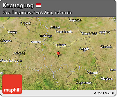 Satellite 3D Map of Kaduagung