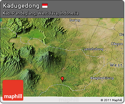 Satellite 3D Map of Kadugedong