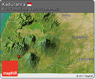 Satellite 3D Map of Kaduranca