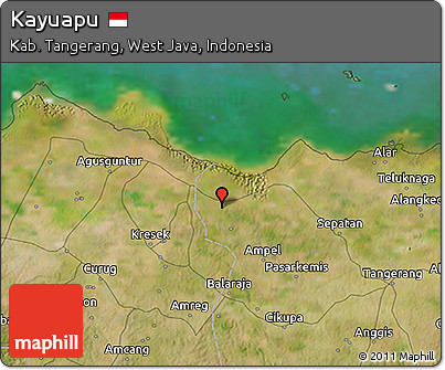 Satellite 3D Map of Kayuapu