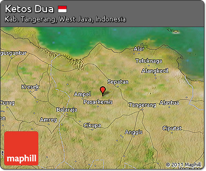 Satellite 3D Map of Ketos Dua