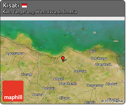 Satellite 3D Map of Kisati