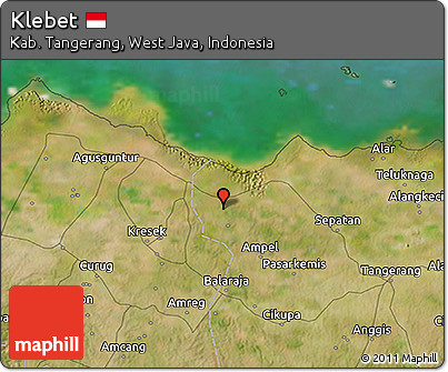 Satellite 3D Map of Klebet