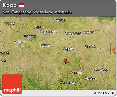 Satellite 3D Map of Kopo