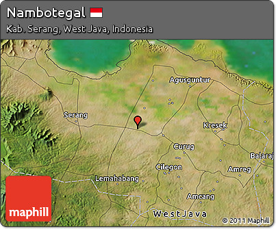 Satellite 3D Map of Nambotegal