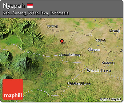 Satellite 3D Map of Nyapah