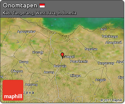 Satellite 3D Map of Onomtapen
